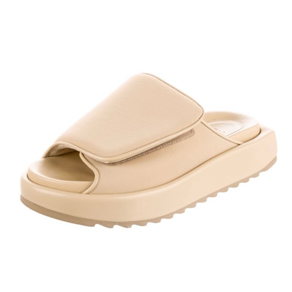 Gia Borghini - Beige Women's Slide Sandals- Sz 8 - Picture 2 of 5